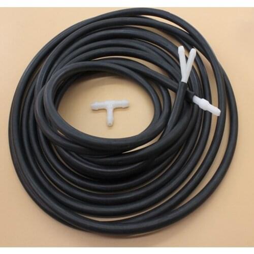 Windscreen Wipers rubber hose Kit 150cm Glass water Nozzle Pipe With 3pcs white Connectors Universal Vehicle Accessories