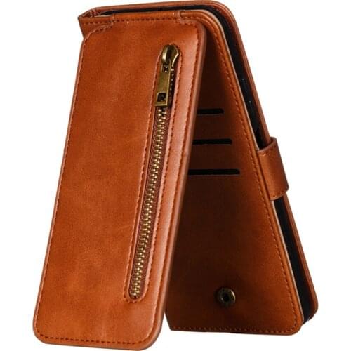 Zipper Wallet Leather Case for Samsung Galaxy M12 2021 Multifunction Card Flip Luxury Case for Galaxy M12 Shell M 12 Stand Cover