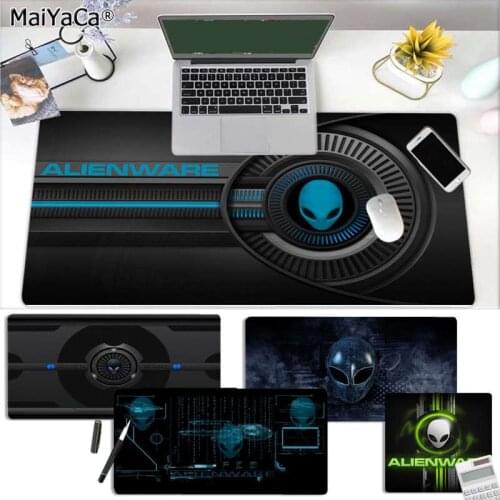 MaiYaCa Dell Alienware LOGO Cute Large Gaming Mouse Pad XL Locking Edge Size for Keyboards Mat boyfriend Gift