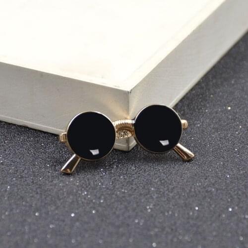 Fashion lychee Glasses Shape Fashion Men Tie Clips Exquisite Wedding Tie Bars Fashion Jewelry