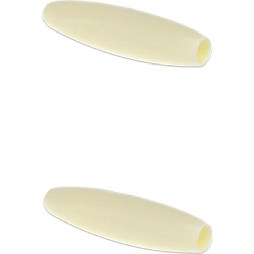 Musiclily Pro Inch Size Plastic Tremolo Arm Tips for USA Strat Style Guitar, Cream (2 Pieces)