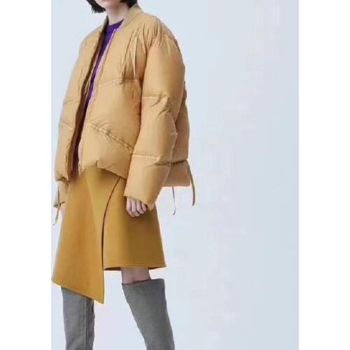 2020 New fashion spring women jacket 55% white down wind proof womens coats green black loose size warm winter short parkers