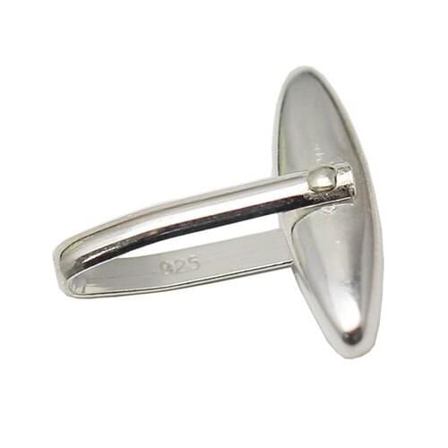Beadsnice Wholesale 925 Sterling Silver Mens Cufflink Base Handmade DIY Jewelry Making ID39486smt4