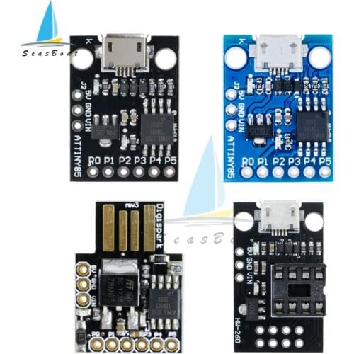 ATTINY Blue Black TINY85 Digispark Kickstarter Micro Development Board ATTINY85 module for Arduino IIC I2C USB