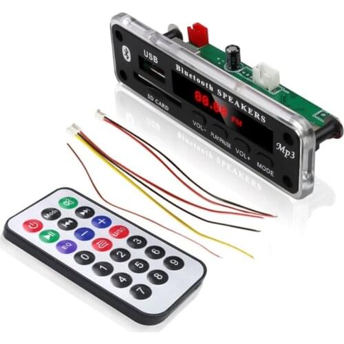 LED USB Bluetooth-compatible 5.0 Audio Lossless APE Module TF FM Radio Support