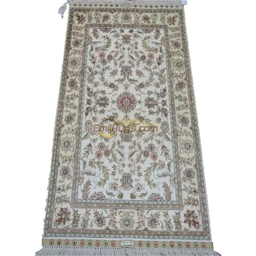 100% handmade 2.5x 4 feet Chinese traditional silk carpet
