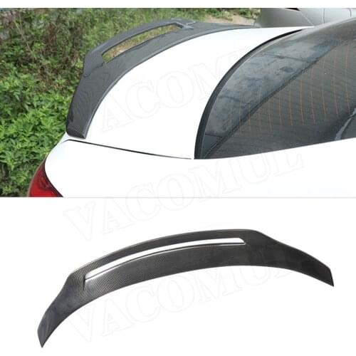 Carbon Fiber Rear Bumper Lip Spoiler Boot Wings for Mercedes Benz W177 A180 A200 A220 A35 AMG Sedan 4 door 2019 2020 Car Styling
