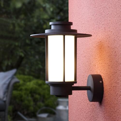Vintage Outdoor Wall Lamp Garden Waterproof Wall Light iron E27 wall sconce Yard Porch hallway Home Outdoor Lighting
