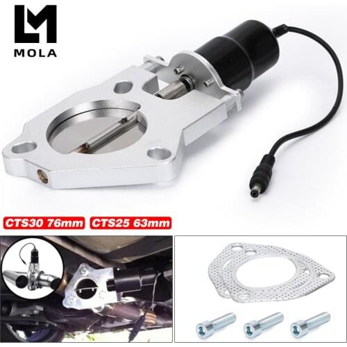 2.0\" 2.25\" 2.5\" 3.0\" Stainless Steel Headers Electric Exhaust Cut Out Vavle Cut Out Kit Without Electric Remote Switch