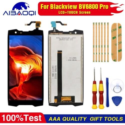 New Original For Blackview BV6800 BV6800 pro Lcd Display with Touch Screen Digitizer Assembly+Tool + 3M Adhesive