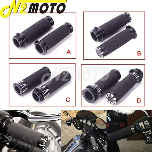 1" 25mm Electronic Throttle Handle Bar Hand Grip Control Grip For Harley Touring Sportster Dyna Softail Street Bob Electra Glide
