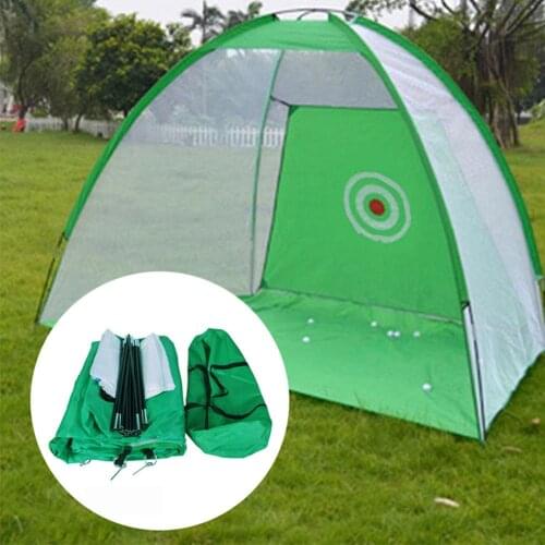1 pc Folding Portable large size Indoor Outdoor Garden Grassland Golf Practice Net Cage Tent Training Equipment with a carry bag