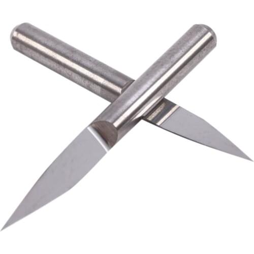 10Pcs 10degree 3.175mm*0.1 1/8" Router Bit V shape Milling Cutters For Wood CNC Router Bits for Carbide PCB Engraving Router Bit