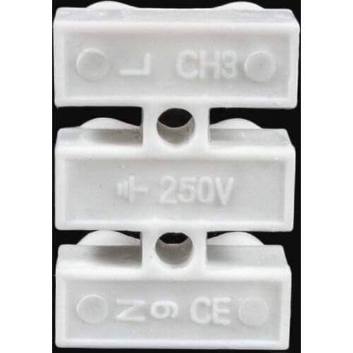 100pcs CH-2 /CH -3 quick press butt terminal wire connection post flame retardant self-locking press terminal