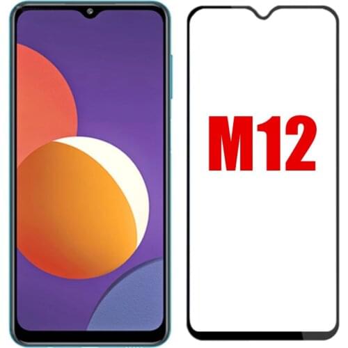 2pcs Full Cover Protective Glass for Samsung M12 Galaxy M 12 Phone Screen Protector Tempered Glass on Samsung GalaxyM12