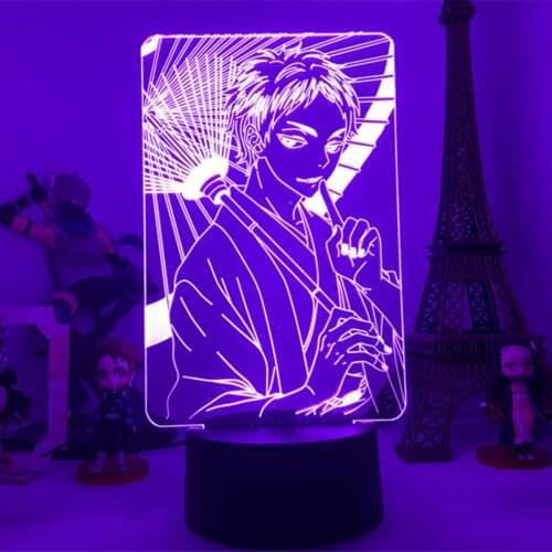 3d Lamp Anime Haikyuu Led Volleyball Night Light Birthday Gift Manga Gadget Tendou Lamp Haikyu for Kids Child Bedroom Decor