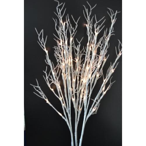 40" White Coral Branch Twig Light Holiday Light Christmas LED Branch twig light 40" with 60 LED with White Coral Decoraiton