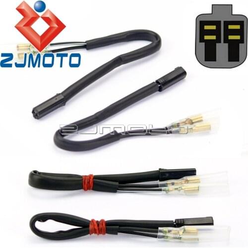 Turn Signals Indicator Adapters Wire Connector For Suzuki GSX R600 R750 R1000 TL1000 SV650 Boulevard SV650 SV1000 GSF600 GSF1200