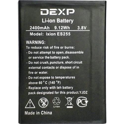 New 2400mAh Replacement Battery For DEXP Ixion ES255 Fire Phone + Tracking number