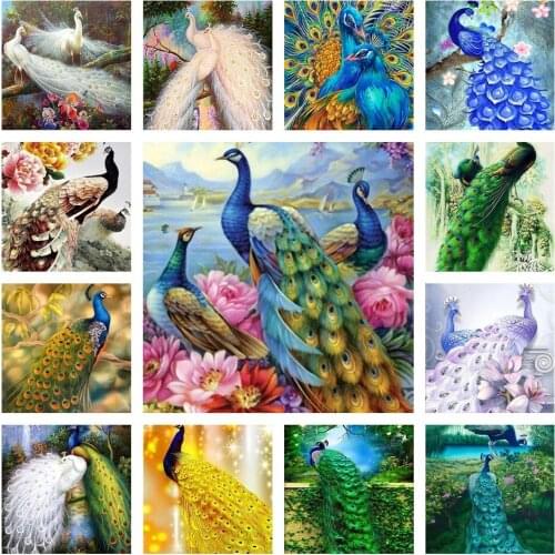 5D Diamond Painting Animals Peacock Diamond Embroidery Handmade Cross Stitch Home Decoration Birthday Gift DIY Home Decor