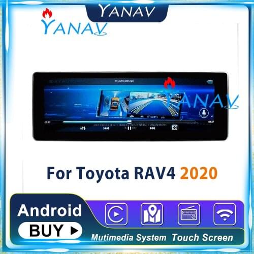 15.5 inch car radio audio GPS navi Android 2 din receiver For-Toyota RAV4 2020 car auto touch screen multimedia video DVD player