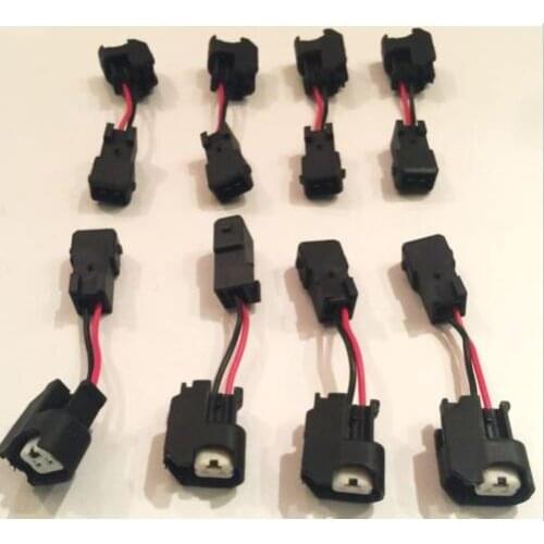 Free shipping 8-LS1 LS6 LT1 EV1 Engine wire Harness to LS2 LS3 LS7 EV6 Injector Adapters