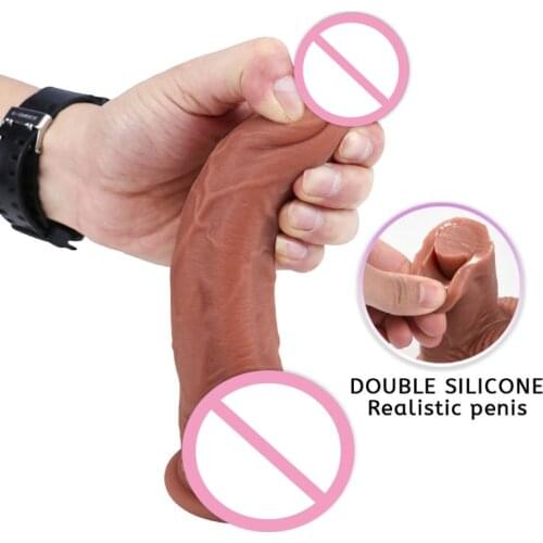 Big Dick Dildo With Eggs Women Soft Silicone Realistic Penis Adult Masturbator Sex Toys For Couples Gay Anal Suction Cup