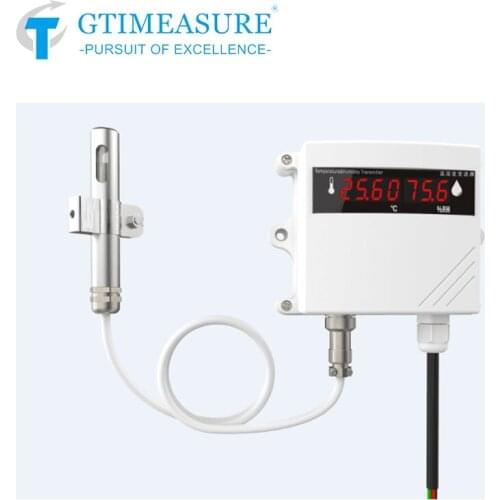 Temperature Humidity Transmitter Humiture Data Recorder with LCD Display 24VDC 4-20mA RS485