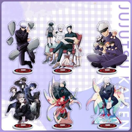 Jujutsu Kaisen Anime Figure Acrylic Stand Signs Gojo Satoru Action Model Toy Decoration Anime Lovers Birthday Christmas Gift