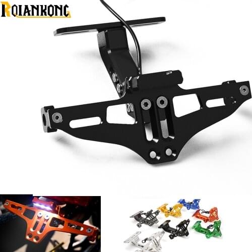 For Ducati Diavel/Carbon/XDiavel/S GT 1000 GT1000 Motorcycle Adjustable Angle License Number Plate Frame Holder Bracket