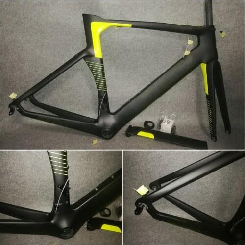 T1000 UD Matte/Glossy Carbon Road Frame Concept Carbon Frames C64 C60 V3Rs Road Bicycle Frameset Black Yellow BB386 High Quality