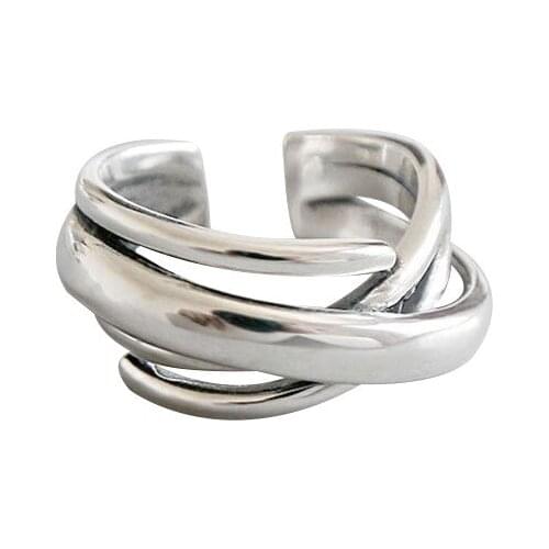 Fashion personality retro knotting ring female multiple student index finger ring knitting ring ring ring