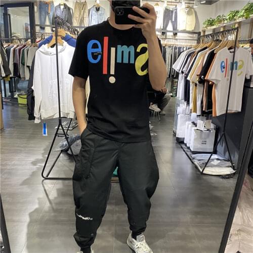 2021 Large size New Men Summer Ietters Printed T-shirt Fashionable Casual T-shirt Cotton Short Sleeve Bestseller Fast Shipping