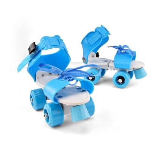 Adjustable Size Children Roller Skates Double Row 4 Wheels Skating Shoes Sliding Slalom Inline Skates Kids Gifts Roller Sneakers