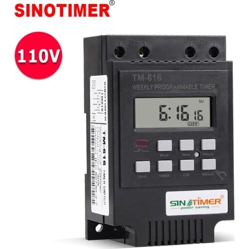 Better Load 30A Time Relay 7 Days Programmable Digital Timer Switch Relay Control Time 110V 120Vac Din Rail Mount