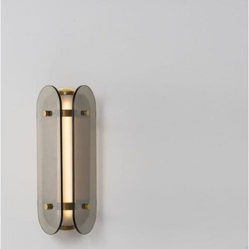 Modern restaurant cafe study living room corridor aisle lighting Nordic minimalist bedroom bedside wall lamp