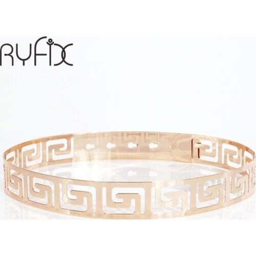 Fabulous 2021 Punk style Metal Carved Hollow Out Waist Belt High-Grade Fashion waistband for women appreal Accessories BL14