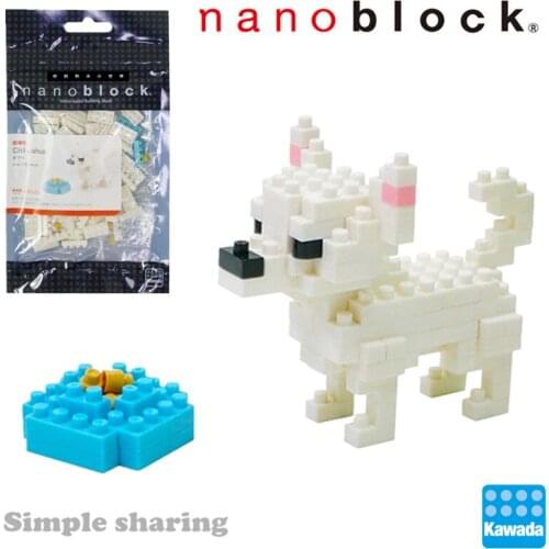 Kawada NBC-121 NanoBlock Chihuahua Building Mini Brecks Puzzle 110 Pieces Funny Creative Educational Toys For Kids Great