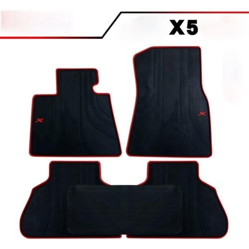 Special Rubber Car Floor Mats for 2008-2020 BMW X5 X6 X4 No Odor Waterproof Carpets