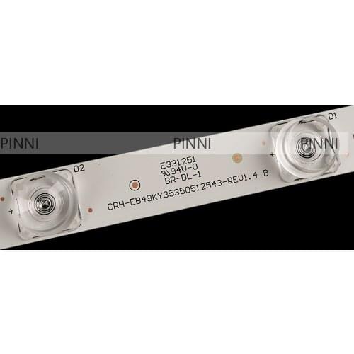 10pcs 493mm LED Lamp strip TV backlight bar for KKTV Konka K49J K49 U49