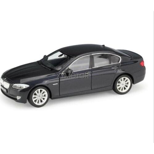 Welly 1/24 1:24 Modes for BMW 5er 535i Diecast Car model Gift ornament collection Display Black/White/Gold Metal,Plastic,Rubber