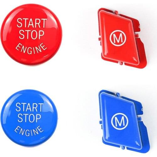 1Set M Model Button with Engine Switch for BMW-3Series E90 E91 E92 E93 2007-2013