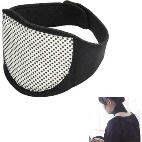 2020 Hot Magnetic Therapy Neck Spontaneous Heating Neck Massager Brace Belt Wrap Cervical Vertebra Protection Pain Relief MFJ99