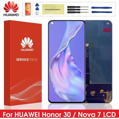 6.53'' Original Lcds For Huawei Honor 30 BMH-AN10 LCD Display Touch Screen Digitizer Assembly For Huawei Nova 7 Nova7 Screen
