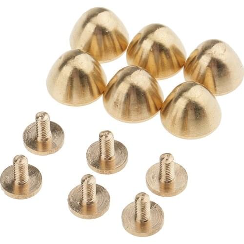 6 Pieces Punk Decorative Cone Spikes Studs DIY Craft Rivets
