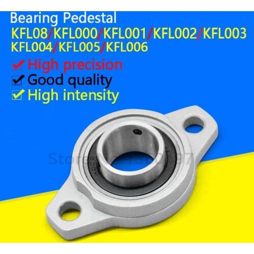 3D printer accessories horizontal type Zinc Alloy Miniature Bearings pedestal KFL006 Fixed diameter 30mm caliber