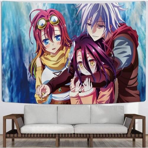 Anime Tapestry Wall Hanging Tapestry Home Bedroom Living Room Wall Carpets Dorm Decor Cartoon Wall Tapestry Decoration Mural