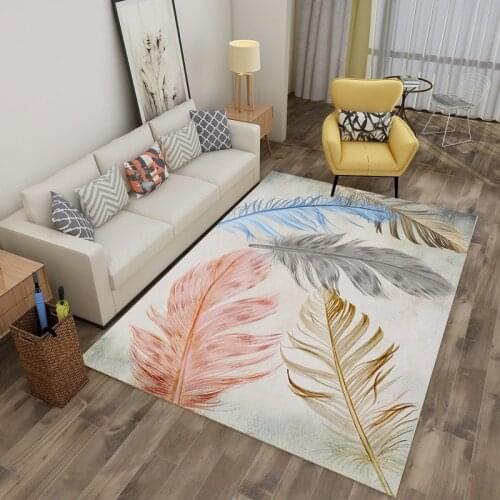 Crystal velvet light luxury carpet floor mat living room home carpet Hotel Carpet bedroom bedside carpet