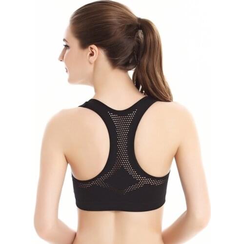 Balight Sexy Breathable Holes Women Sport Bras Tops Underwear Gym Tank Tops Camis Without Steel Workout Fitness Bras