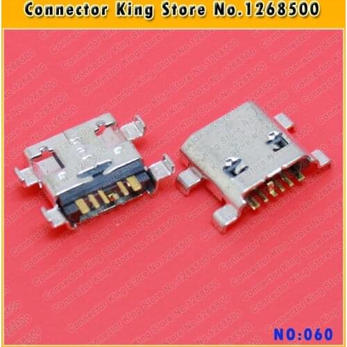ChengHaoRan 100PCS Data Connector Charging Port for Samsung Galaxy Ace 2 I8160 Micro 6P USB Connector,MC-060